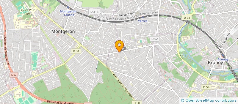 localisation de l'entreprise MEL BAT à CROSNE