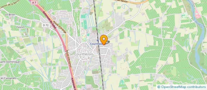 localisation de l'entreprise MEL'ELEC  COURTHEZON