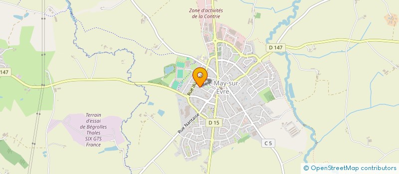 localisation de l'entreprise MEL ET BELLE EN BASKETS  BEGROLLES-EN-MAUGES