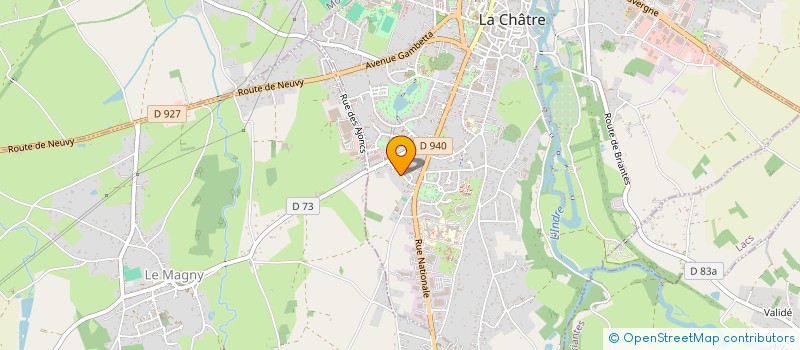 localisation de l'entreprise MEL FK à LA CHATRE