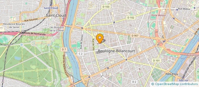 localisation de l'entreprise MEL FRANCE  BOULOGNE-BILLANCOURT