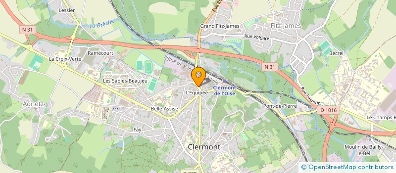 localisation de l'entreprise MEL'INK  CLERMONT