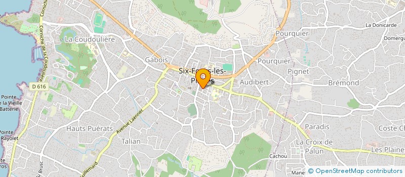localisation de l'entreprise MEL'INVEST à SIX-FOURS-LES-PLAGES