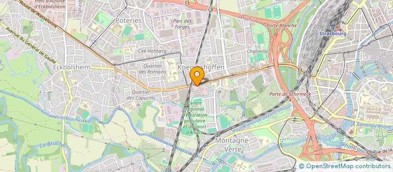 localisation de l'entreprise MEL INVEST  STRASBOURG