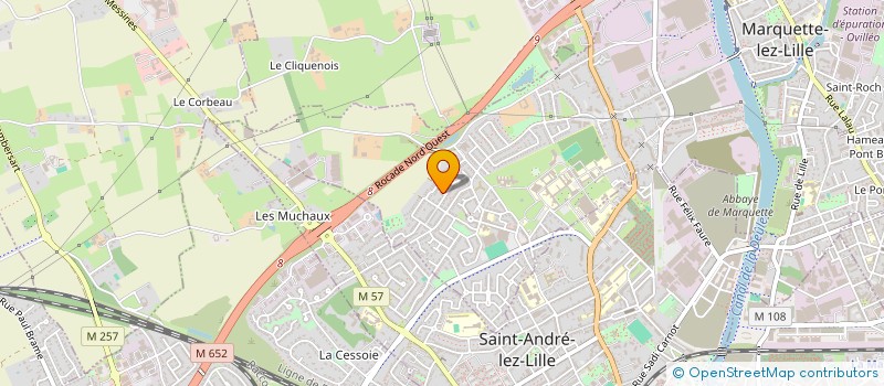 localisation de l'entreprise MEL.MEL  MARQUETTE-LEZ-LILLE