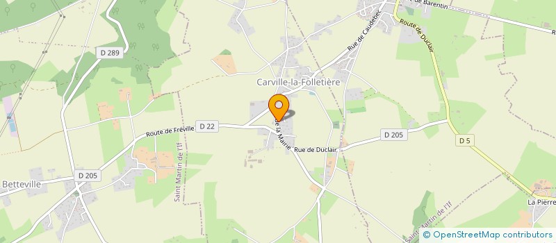 localisation de l'entreprise MEL-POOJA  SAINT-AUBIN-DE-CRETOT