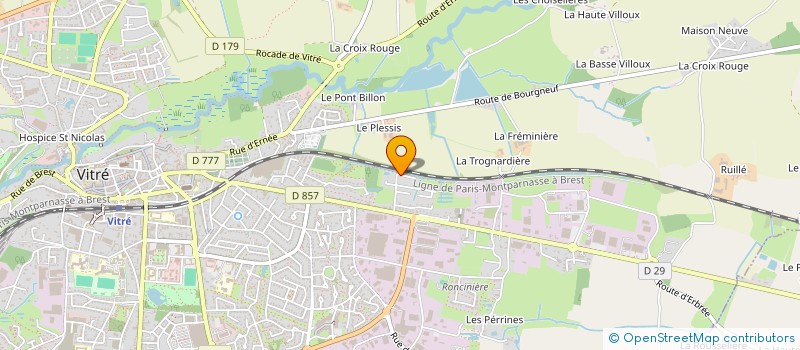 localisation de l'entreprise MEL PRINT  VITRE