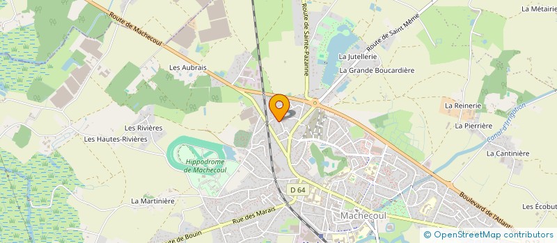 localisation de l'entreprise MEL'S  MACHECOUL-SAINT-MEME