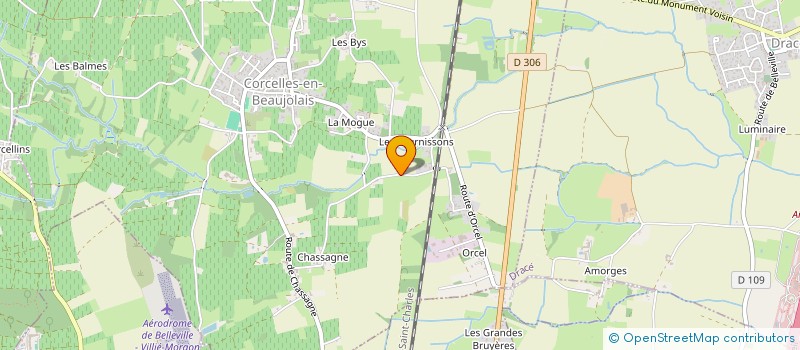 localisation de l'entreprise MEL'S AUTO  CORCELLES-EN-BEAUJOLAIS