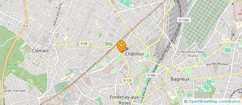 localisation de l'entreprise MEL&SIM  CHATILLON