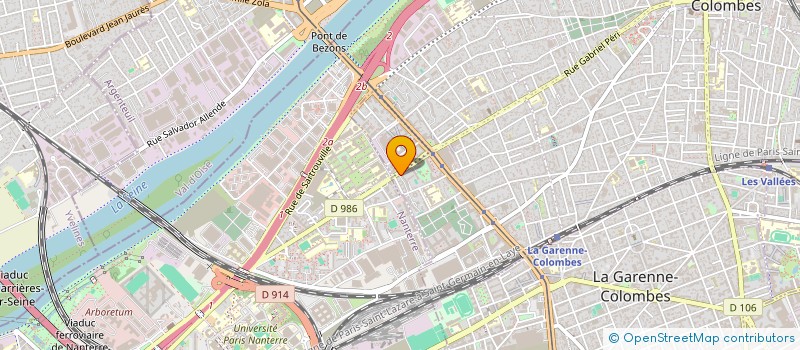 localisation de l'entreprise MEL SYSTEME  COLOMBES