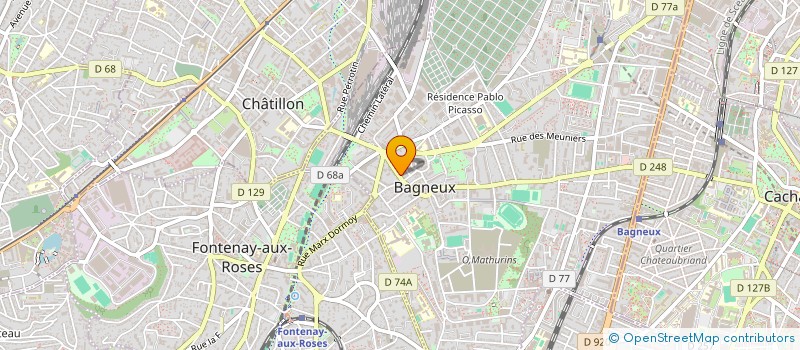 localisation de l'entreprise MEL TAXI à BAGNEUX