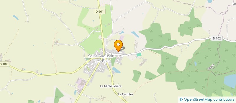 localisation de l'entreprise MEL'TAXI  SAINT-AUGUSTIN-DES-BOIS