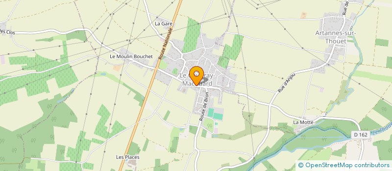 localisation de l'entreprise MEL ZEN  LE COUDRAY-MACOUARD