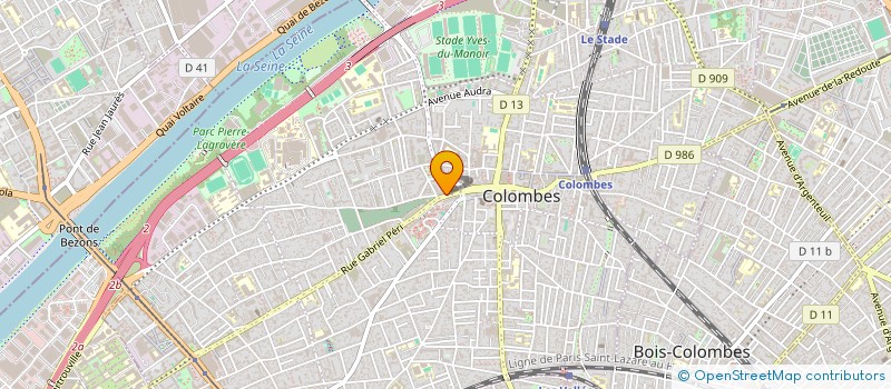 localisation de l'entreprise MEL2V  COLOMBES