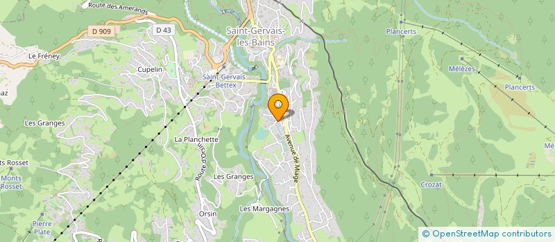 localisation de l'entreprise MELA  SAINT-GERVAIS-LES-BAINS