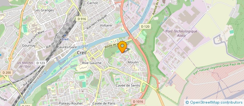 localisation de l'entreprise MELA COMMUNAUTE DES AFRICAINS DE L'EST  CREIL