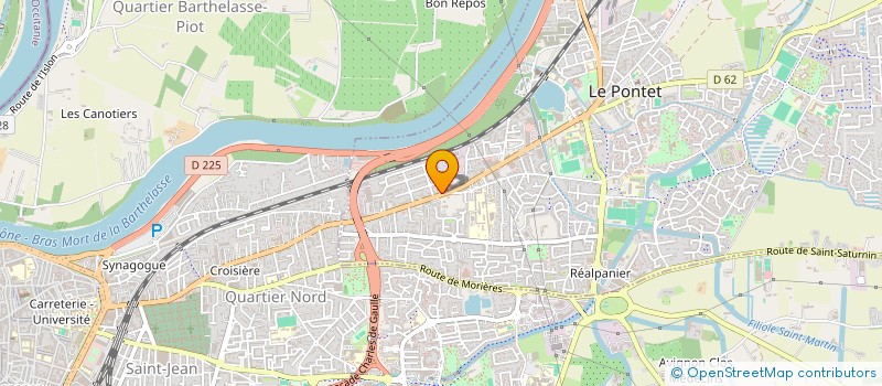 localisation de l'entreprise MELA ESTHETIQUE  LE PONTET