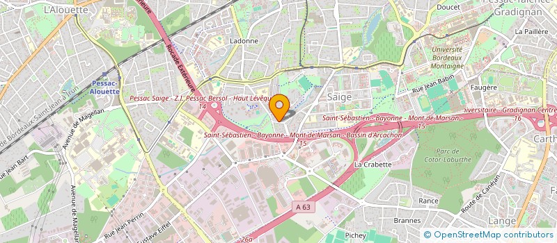 localisation de l'entreprise MELA PERULLI  PESSAC