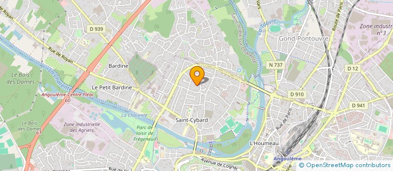 localisation de l'entreprise MELABARDOS à ANGOULEME