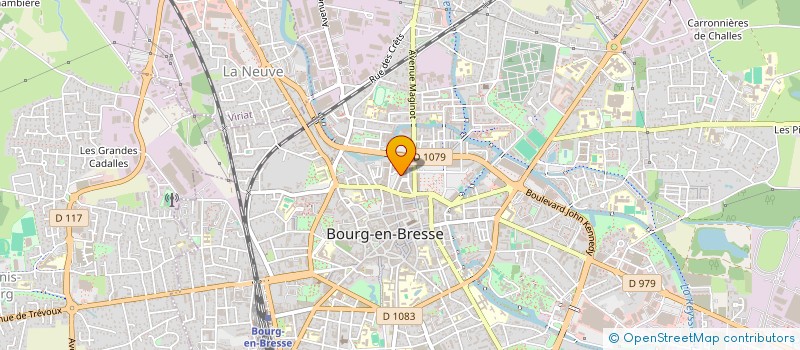 localisation de l'entreprise MELABO à BOURG-EN-BRESSE
