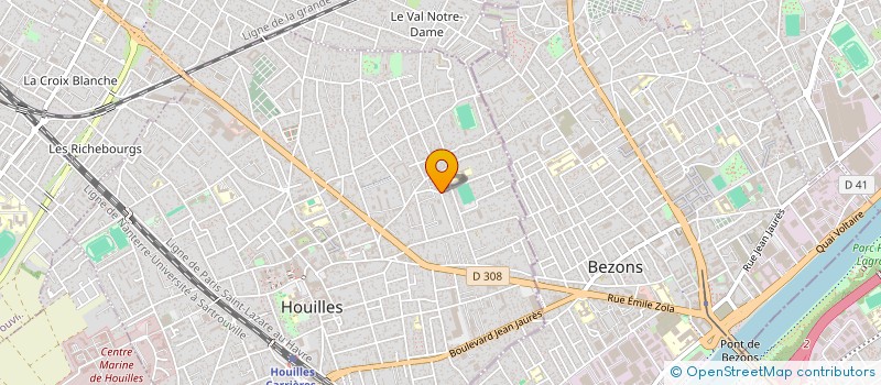 localisation de l'entreprise MELACH  HOUILLES