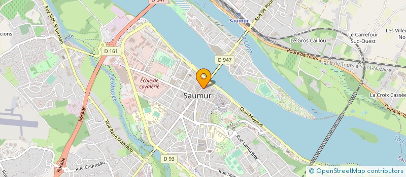localisation de l'entreprise MELACIA à SAUMUR