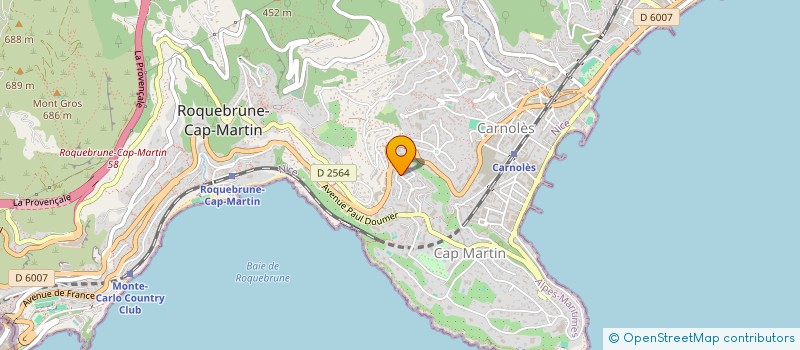 localisation de l'entreprise MELACLEM à ROQUEBRUNE-CAP-MARTIN