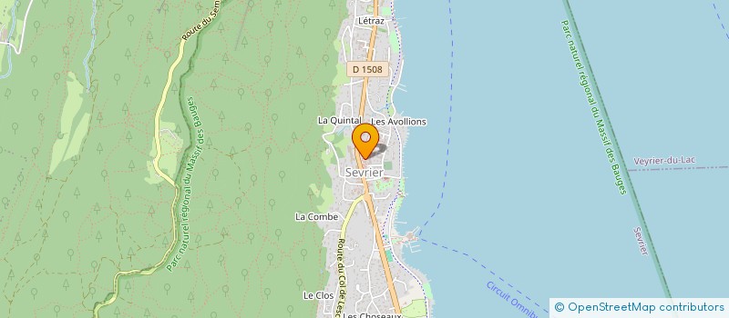 localisation de l'entreprise MELAD REZA SERVICES 74  SEVRIER