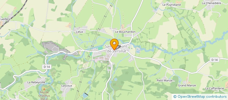 localisation de l'entreprise MELADAM à SAINT-AGNANT-DE-VERSILLAT