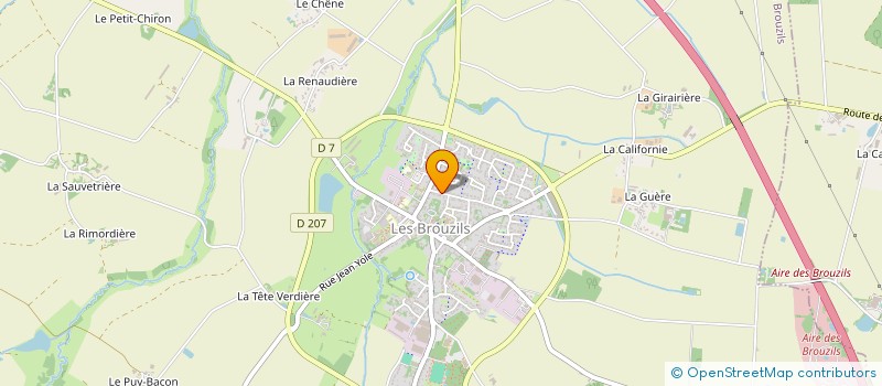 localisation de l'entreprise MELADMIN  LES BROUZILS