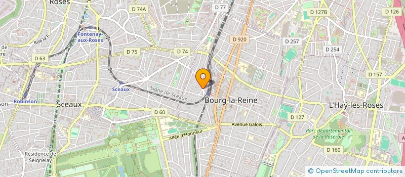 localisation de l'entreprise MELADOM SERVICES à BOURG-LA-REINE
