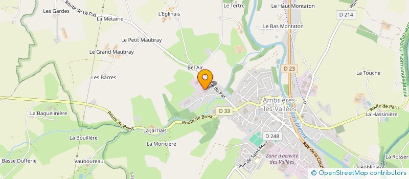 localisation de l'entreprise MELAINE  AMBRIERES-LES-VALLEES