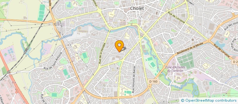 localisation de l'entreprise MELAINE à CHOLET