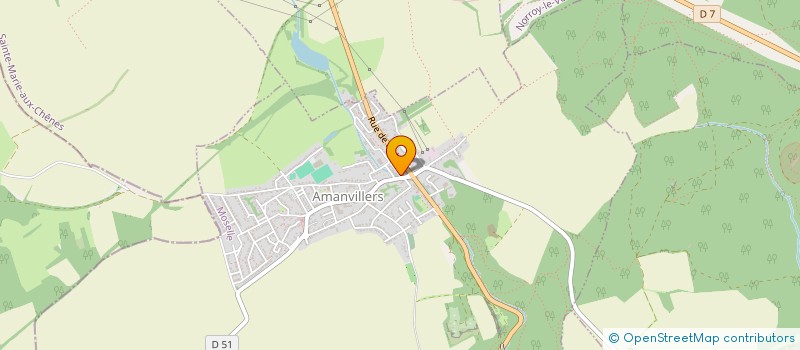 localisation de l'entreprise MELAINE  AMANVILLERS