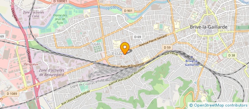 localisation de l'entreprise MELALOSA à BRIVE-LA-GAILLARDE