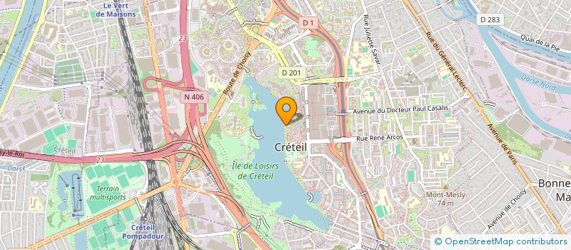 localisation de l'entreprise MELAN RENOV à CRETEIL