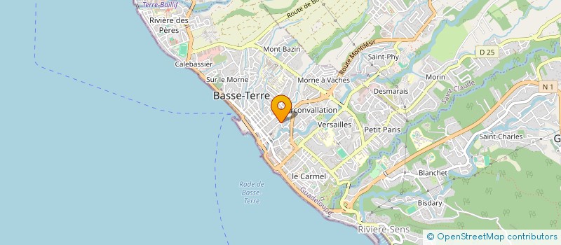 localisation de l'entreprise MELAND FWI à BASSE-TERRE