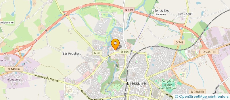 localisation de l'entreprise MELANDIS  BRESSUIRE