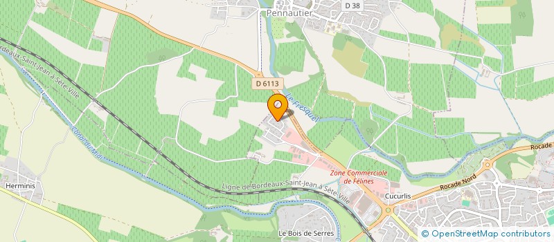localisation de l'entreprise MELANDRA à CARCASSONNE