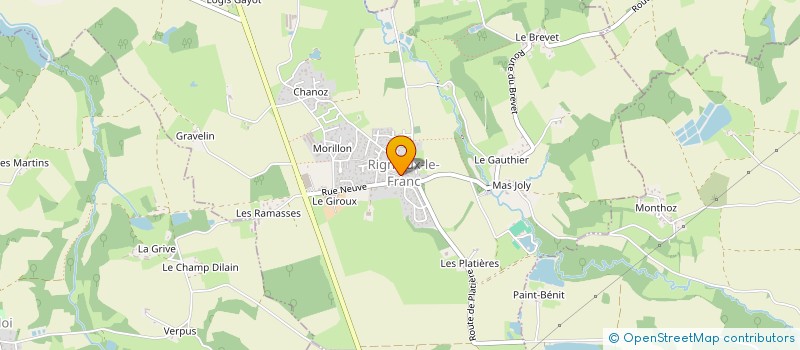 localisation de l'entreprise MELANDY  RIGNIEUX-LE-FRANC