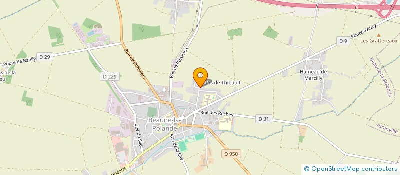 localisation de l'entreprise MELANG METAL à BEAUNE-LA-ROLANDE