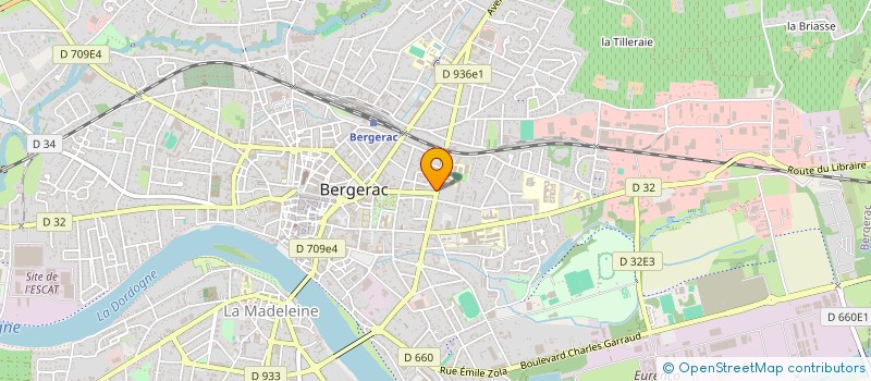 localisation de l'entreprise MELANGES ET CULTURES à BERGERAC