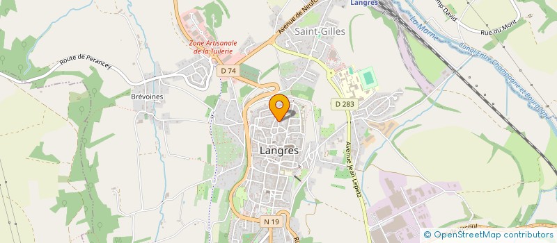 localisation de l'entreprise MELANGES IMPROBABLES à LANGRES