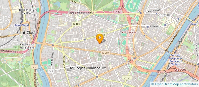 localisation de l'entreprise MELANGINE SASU à BOULOGNE-BILLANCOURT