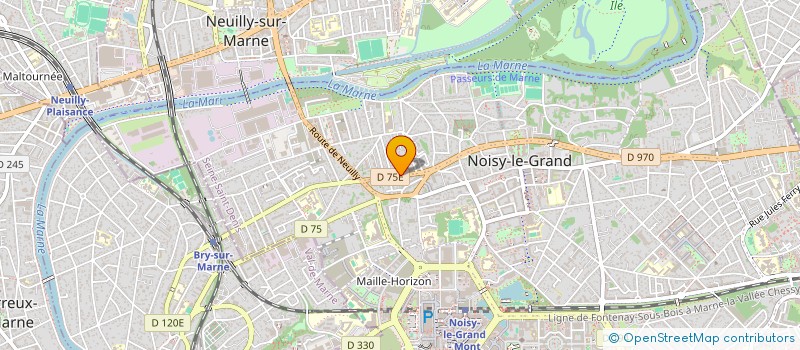 localisation de l'entreprise MELANIA NETTOYAGE  NOISY-LE-GRAND