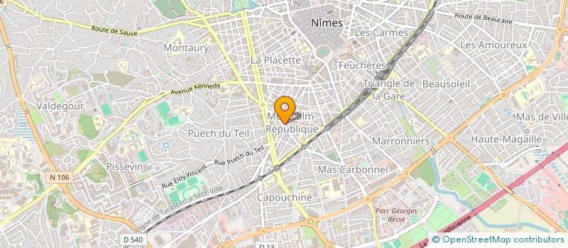 localisation de l'entreprise MELANICHAZ  NIMES