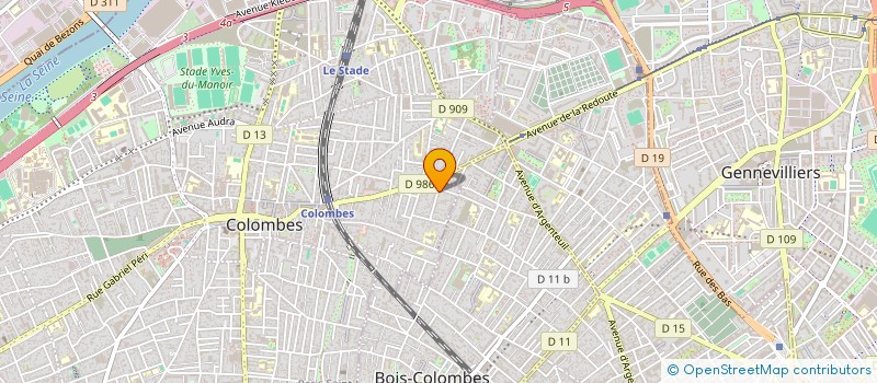 localisation de l'entreprise MELANICO à COLOMBES