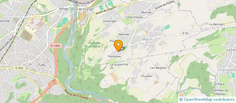 localisation de l'entreprise MELANIE à MARIN
