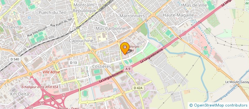 localisation de l'entreprise MELANIE  MILHAUD